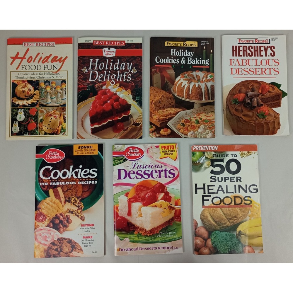 VTG Recipe Magazine 1988 to 1999 Lot of 7 Betty Crocker Prevention Duncan Hines